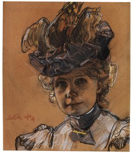 Ritratto di Gertraud Luberich da Leo Putz